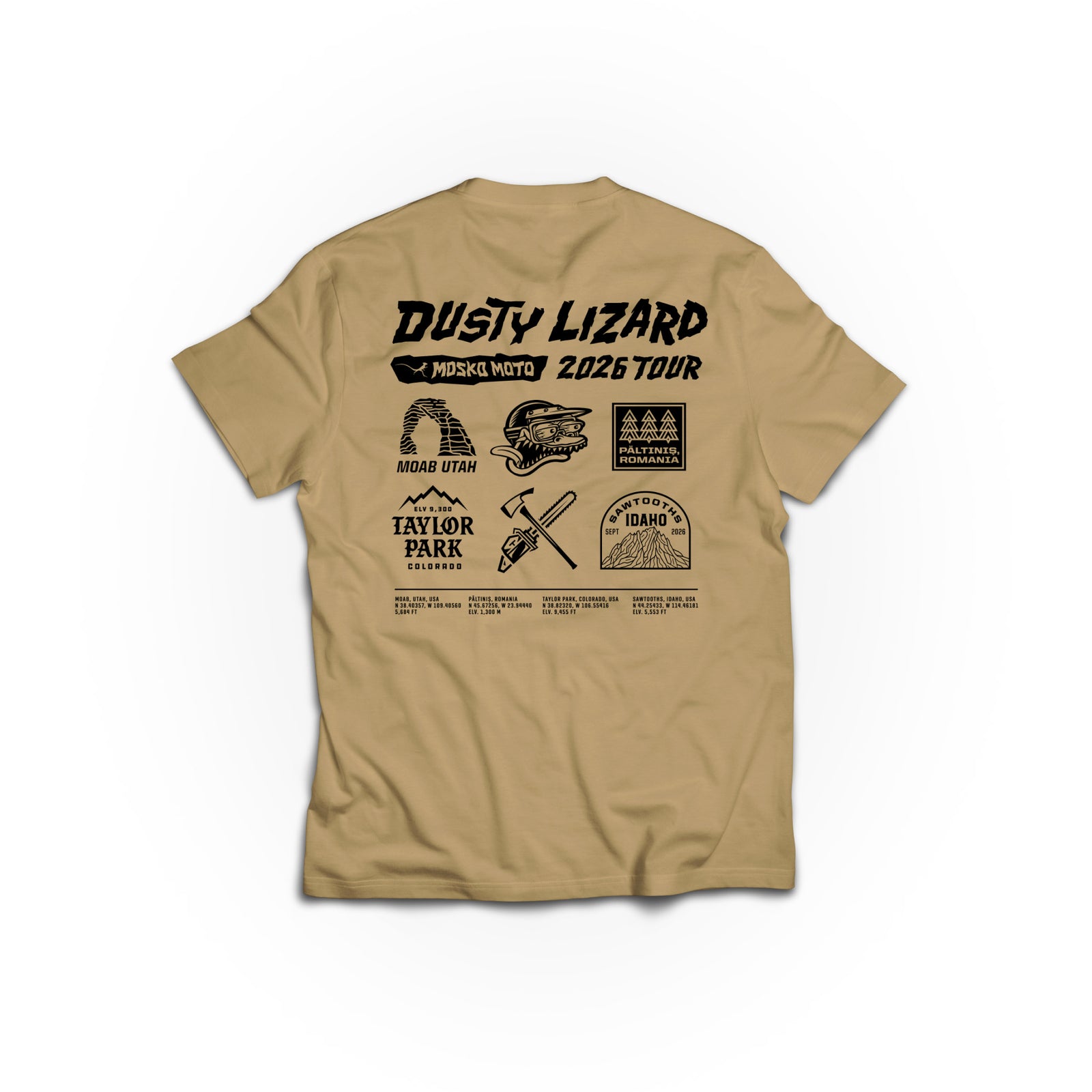 Dusty Lizard Romania Tee