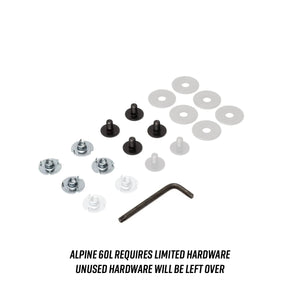 Rackless Luggage Hardware Pak