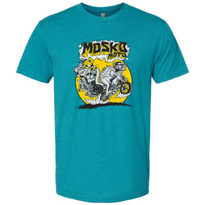 Mosko Moto Apparel & Accessories Teal / S Badassilisk T-Shirt